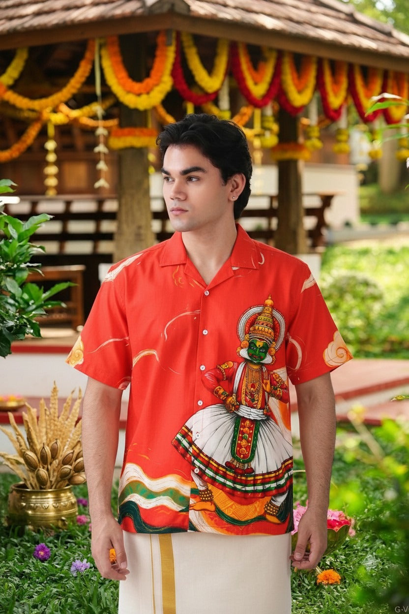 Kathakali Heritage Rayon Shirt