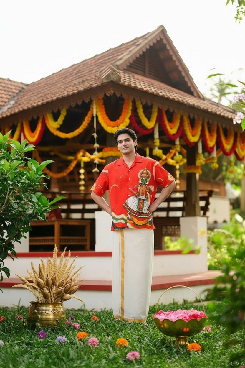 Kathakali Heritage Rayon Shirt