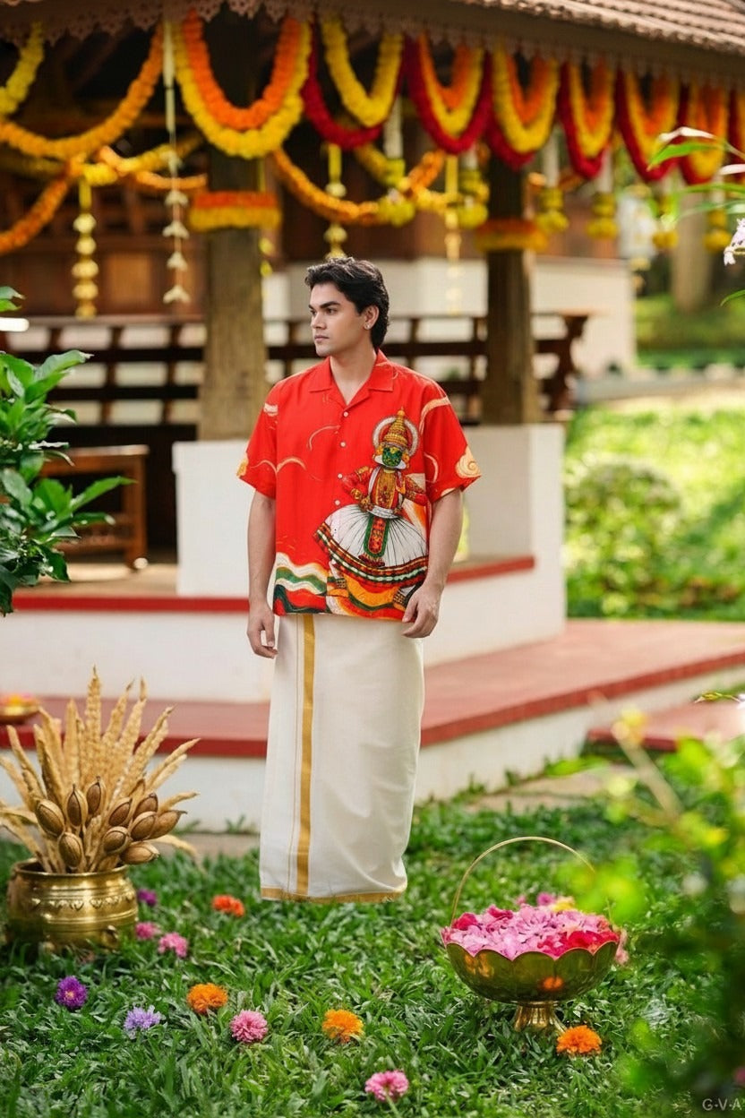Kathakali Heritage Rayon Shirt