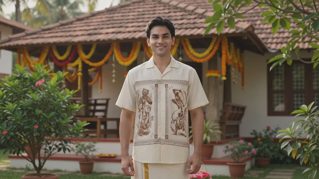 Onam Heritage Rayon Shirt