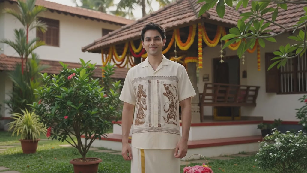 Onam Heritage Rayon Shirt
